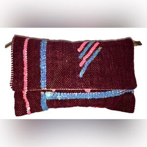 Wool Crossbody Bag "Unicorne" with Chain Strap